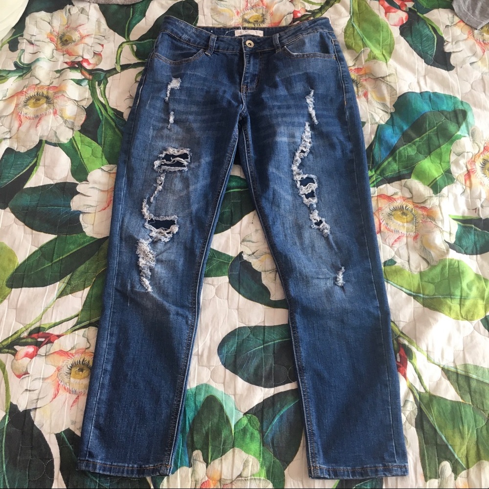Distressed Jeans